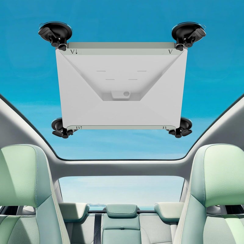 Mwin Starlink Mini Mount - Suction Cup for Starlink Mini Accessories Car Sunroof Mechanicals - Strong Suction Cup Roof Window Mount for Stable Satellite Signal in RVs, and Road Trips (Light Green) - Image 1
